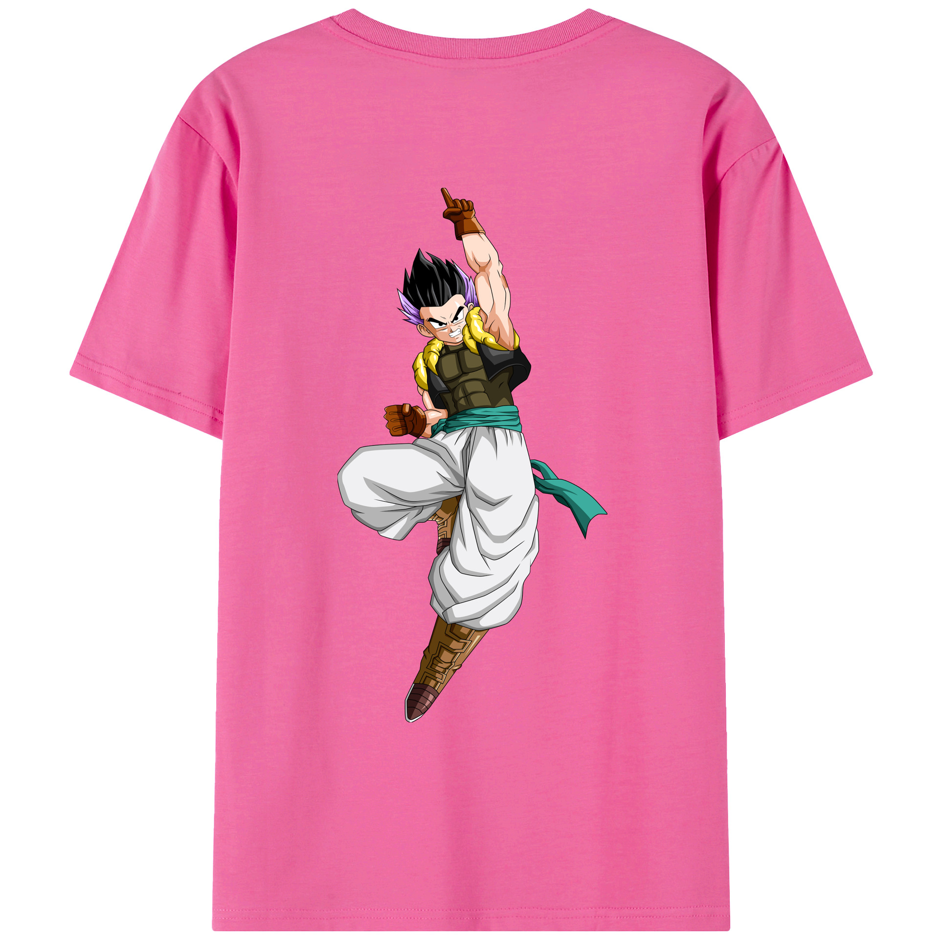 （画像用） ドラゴンボール 孫 悟飯（そんごはん）DRAGON BALL Son Gohan レディース半袖Tシャツ(バックプリント)